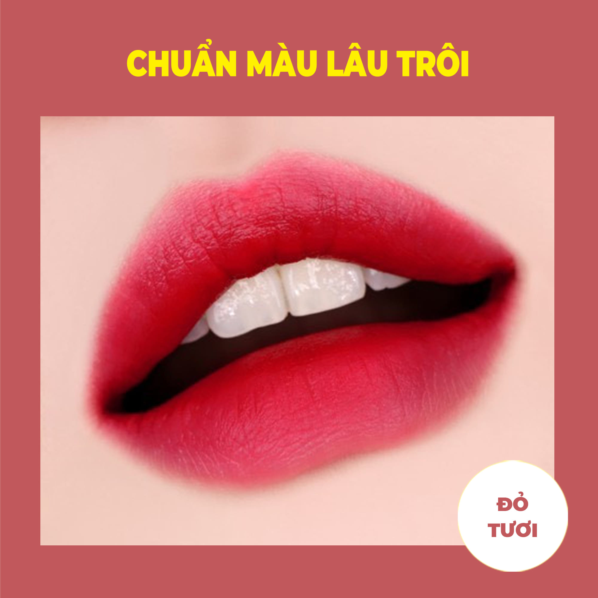 Son kem lì lâu trôi Truesky siêu mịn, giữ màu suốt 16h - Nutritious Lip Cream 4ml - Đỏ Tươi