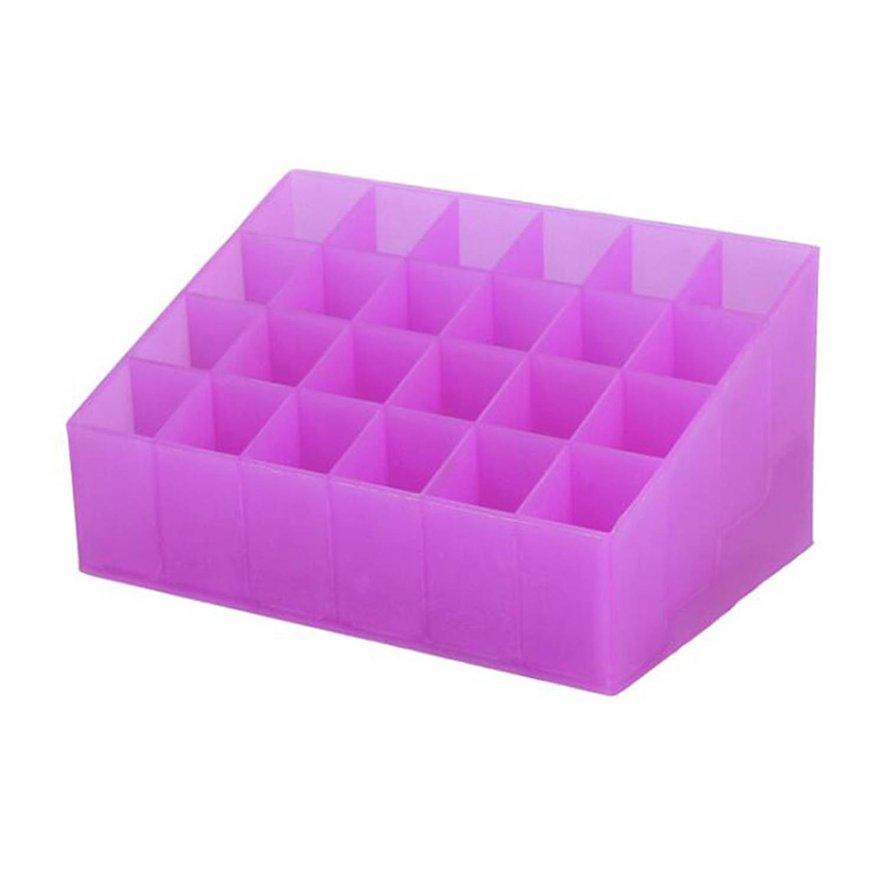 Khay Nhựa Trong Suốt 24 Ngăn Đựng Son Môi