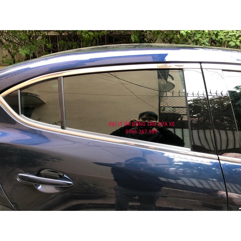 Ốp bóng trụ cửa xe ô tô Toyota Vios, Cross