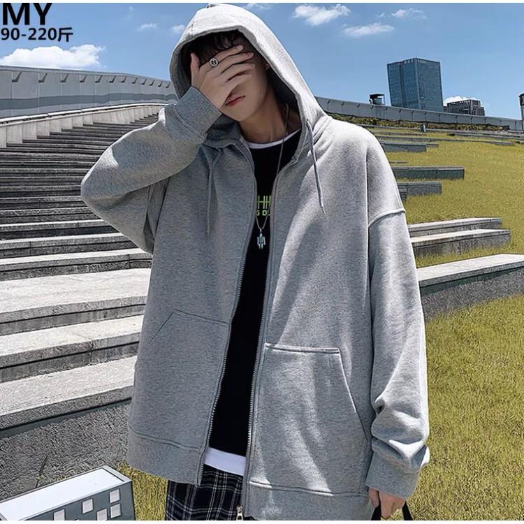 ÁO KHOÁC HOODIE NAM TRƠN VẢI NỈ ĐỦ MÀU ĐƠN GIẢN DỄ PHỐI ĐỒ