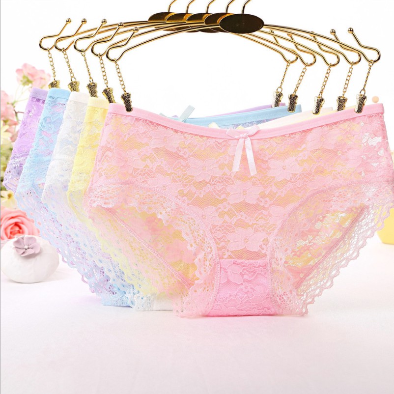 Combo 5 Quần lót ren lưới xuyên thấu sexy gợi cảm