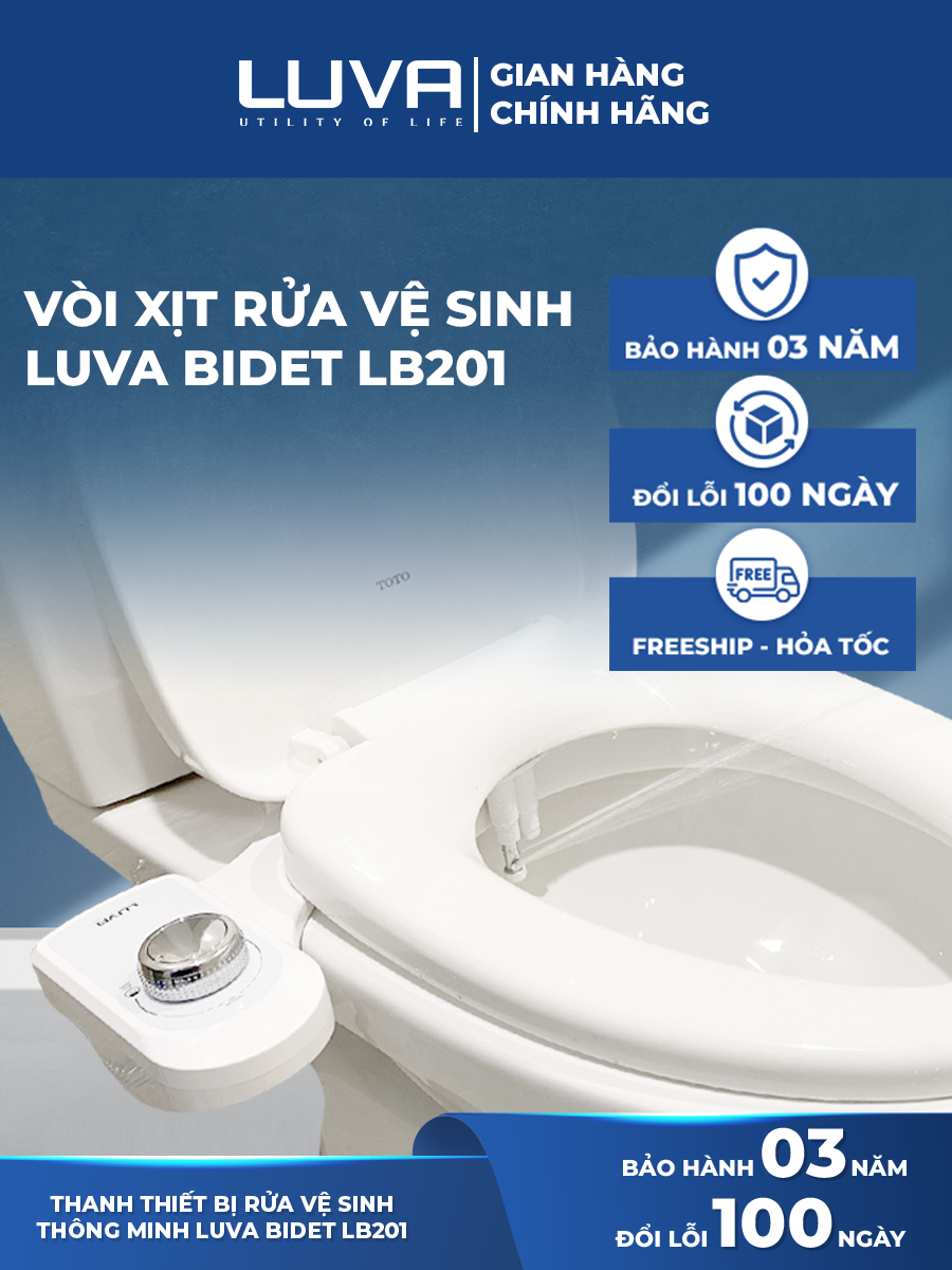 Thiết bị rửa vệ sinh thông minh LUVA - LB201