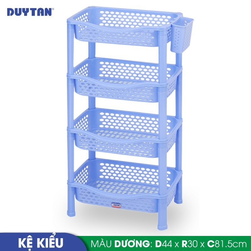 Kệ kiểu nhựa Duy Tân 4 ngăn  - 47363 - Giao màu ngẫu nhiên - Hàng chính hãng