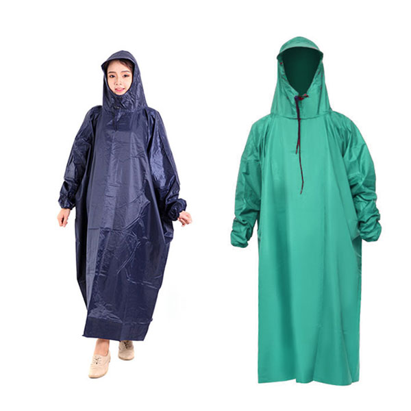 Áo Mưa Bít Vải Dù 1m6 Không Thấm Nước Không Xẻ Tà