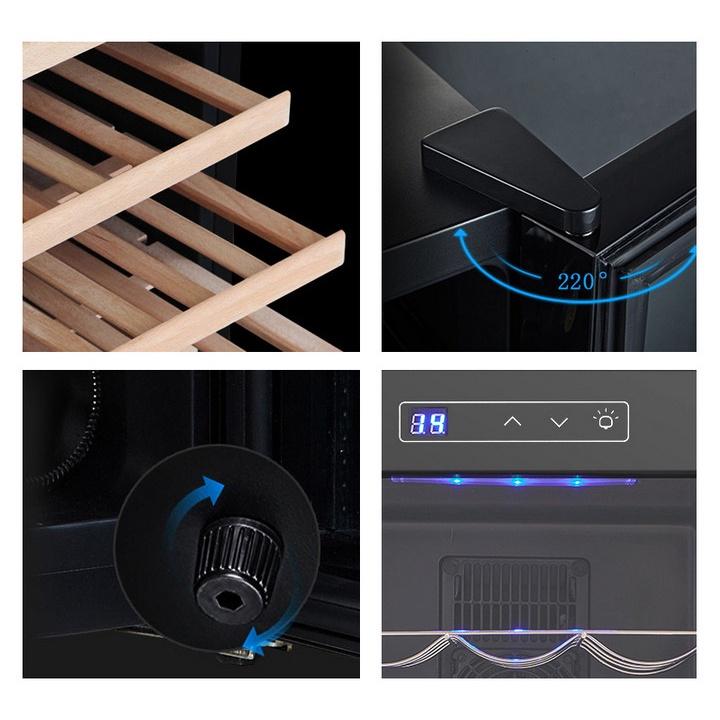 Tủ đựng Vang bảo quản Cigar 12~18 Độ C Cabinet OFA️ EU Design