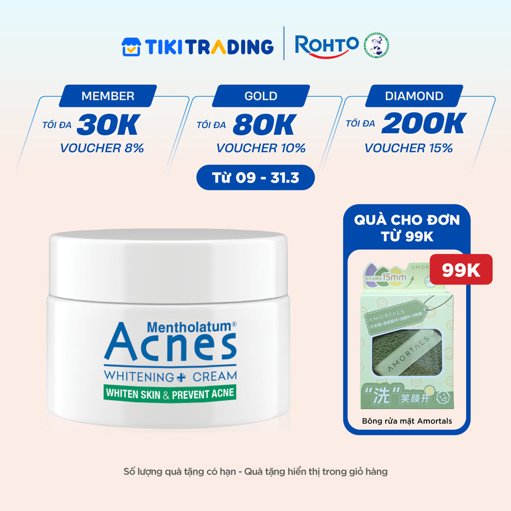 Kem dưỡng trắng da Acnes Whitening Cream 50g