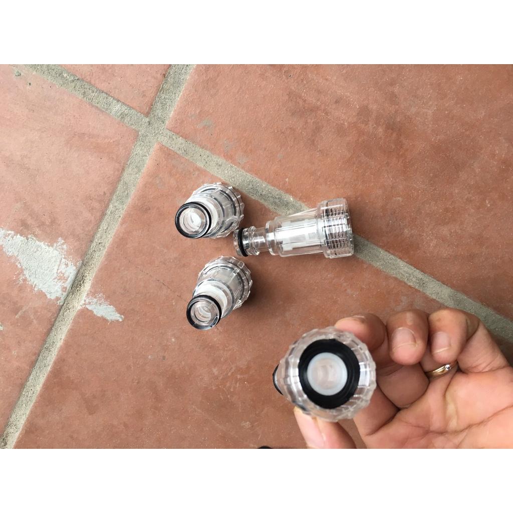 Cút lọc nước máy rửa xe - đầu lọc nước lắp máy rửa xe
