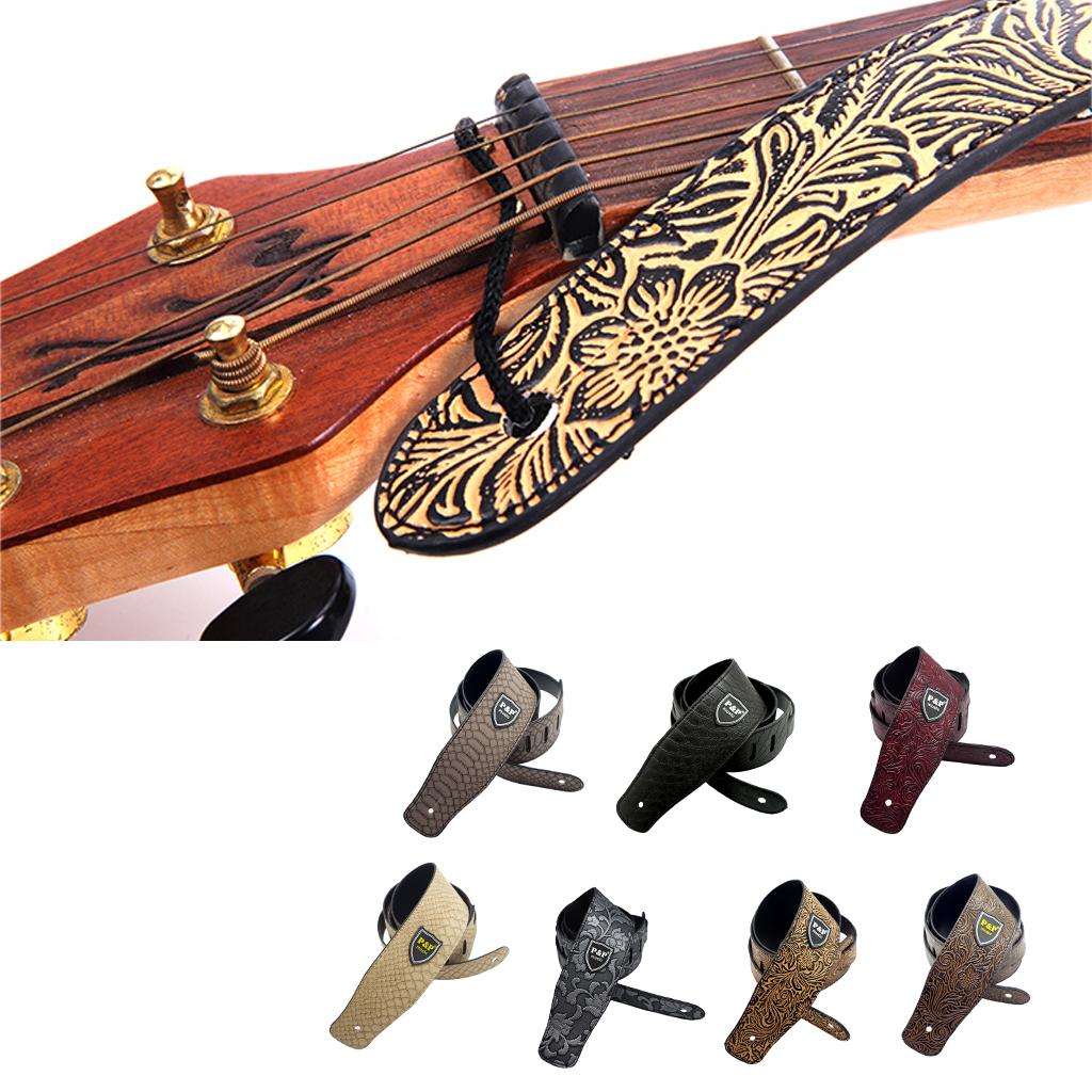 Durable PU Leather Strap Belt for Guitar Bass Musical Instrument Accessory
