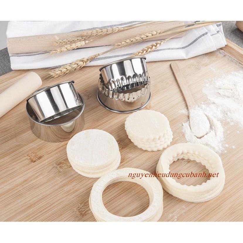 BỘ 3 CUTTER TẠO HÌNH BÁNH XẾP, SỦI CẢO, PATE CHAUSE