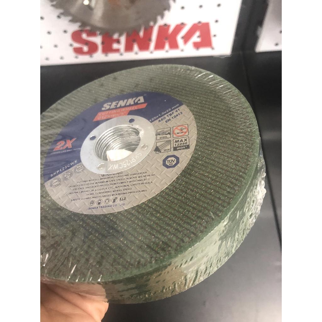 SENKA 2 VIÊN ĐÁ CẮT 125MM/ 5 SIÊU MỎNG CHUYÊN INOX CÔNG NGHỆ ĐỨC
