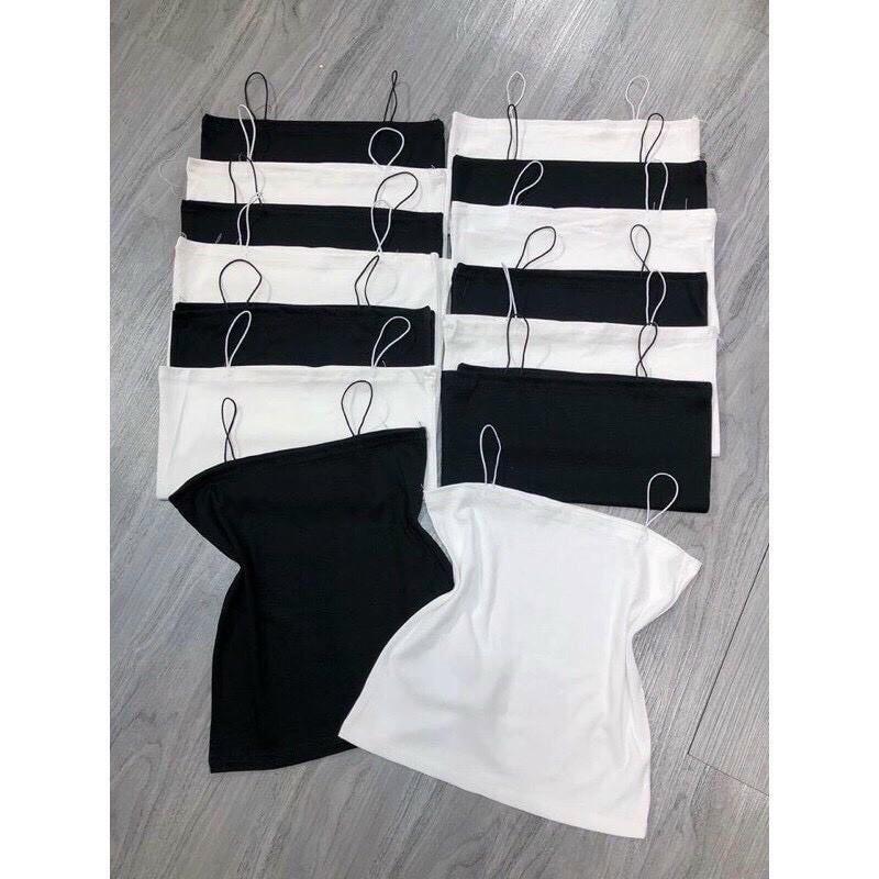Áo Bra Nữ Quây Ngực 2 Dây Sợi Mảnh Dáng Dài Cotton Thoáng Mát Sexy-NEW