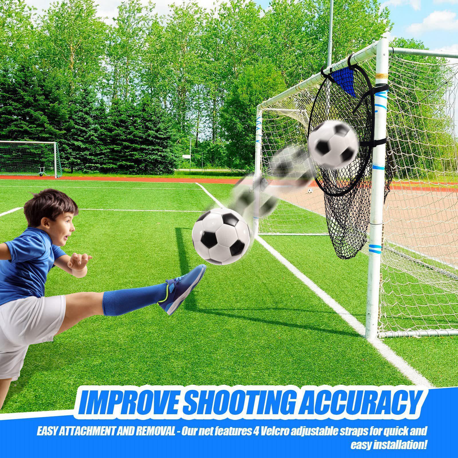 Soccer Top Bins, Soccer Target Goal, Soccer Ball Target Soccer Goal Target Nets for Accuracy Training Practice Equipment