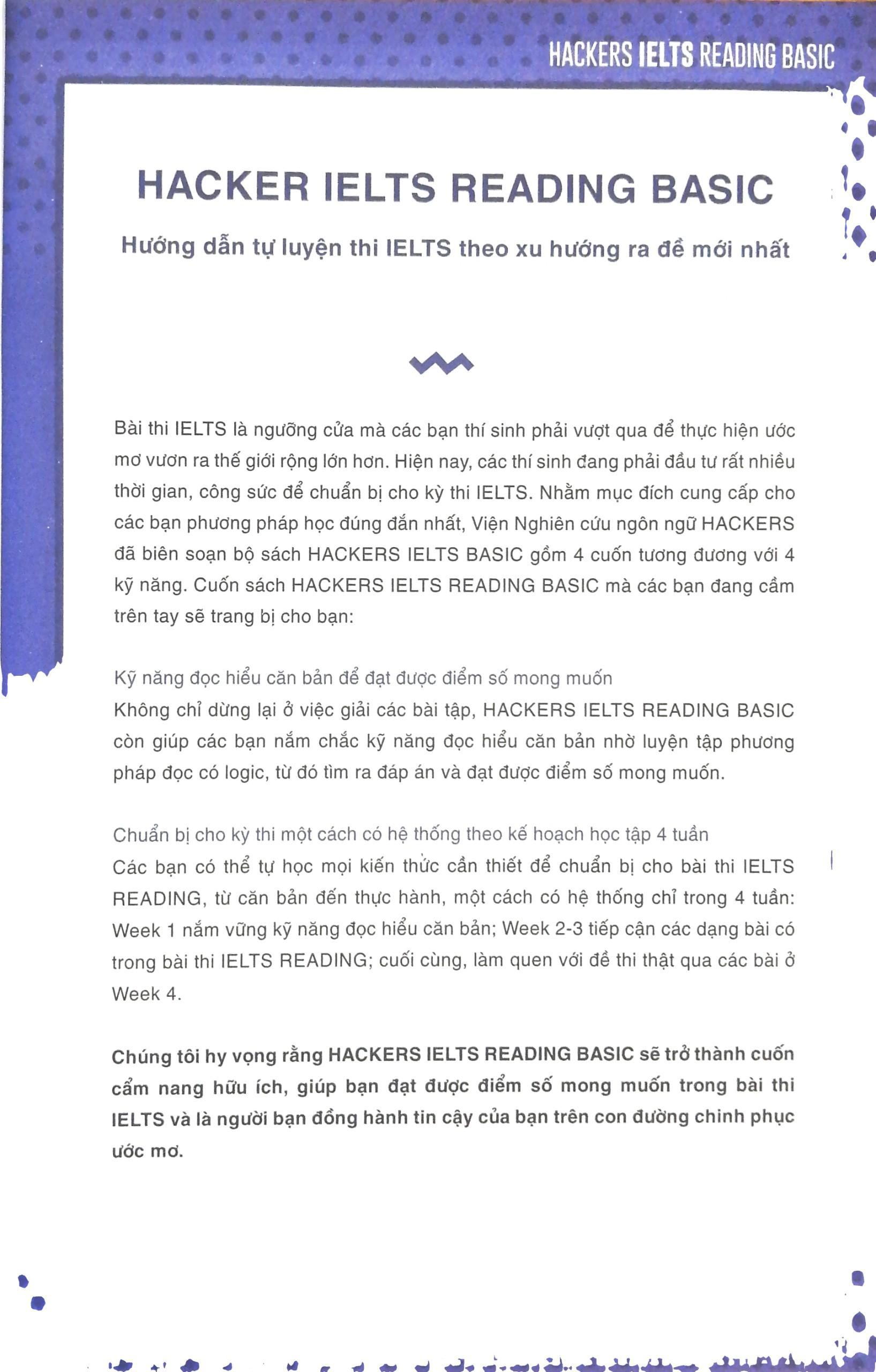 Sách Hackers IELTS Basic- Reading - ảnh 6