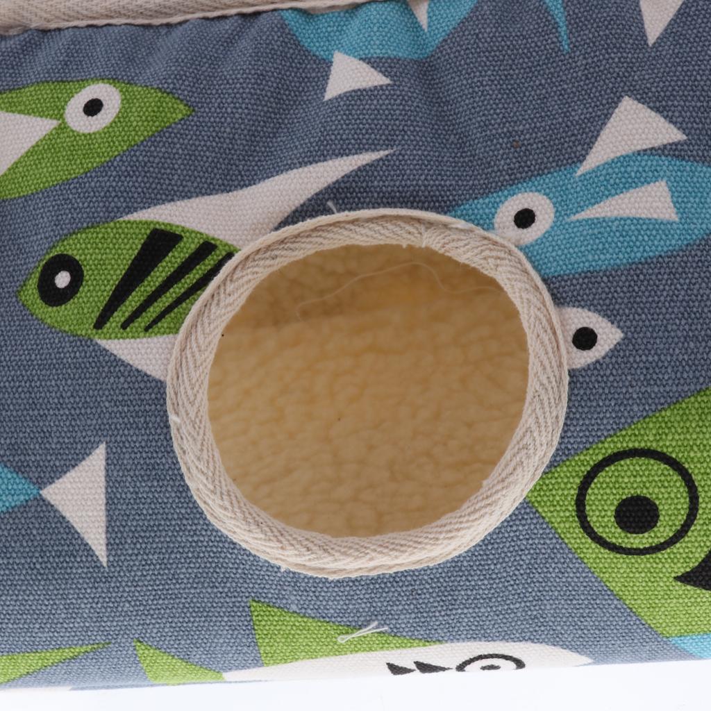 Tunnel Bird Hamster Hammock Hanging Nest Bed Small Animals Rat Ferret Toy