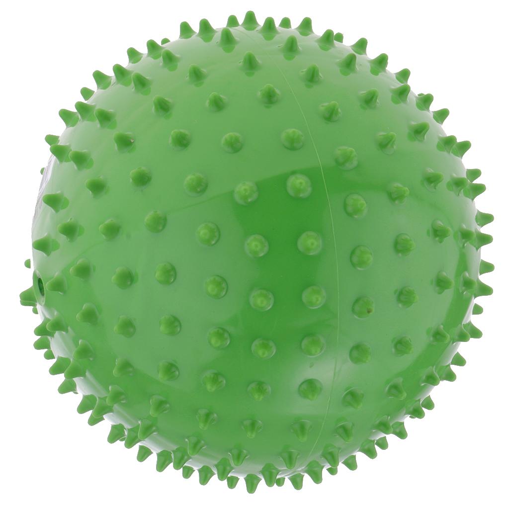 9 Inch Kids Knobby Bouncy Ball Spiky Sensory Ball for Yoga Massage