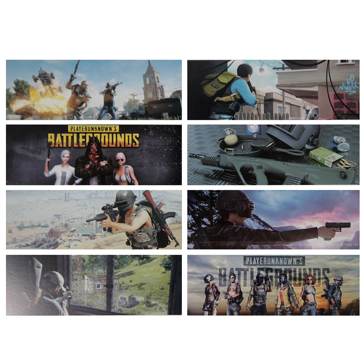 Hộp 32 Bookmark Đánh Dấu Sách PlayerUnknown's Battlegrounds