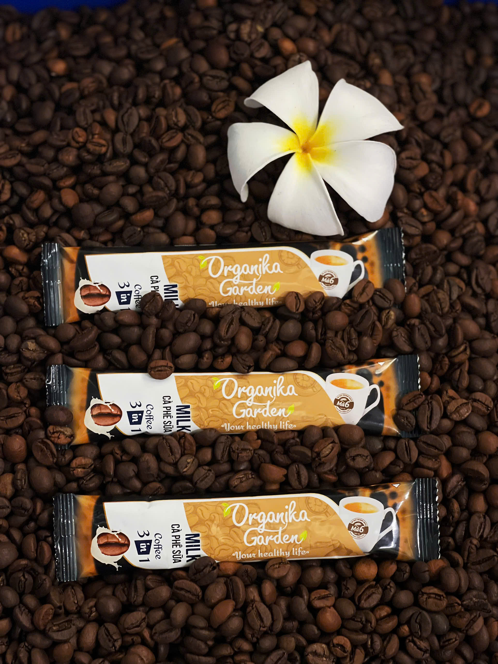 Cà Phê sữa Organika Garden Cafe 3 in 1