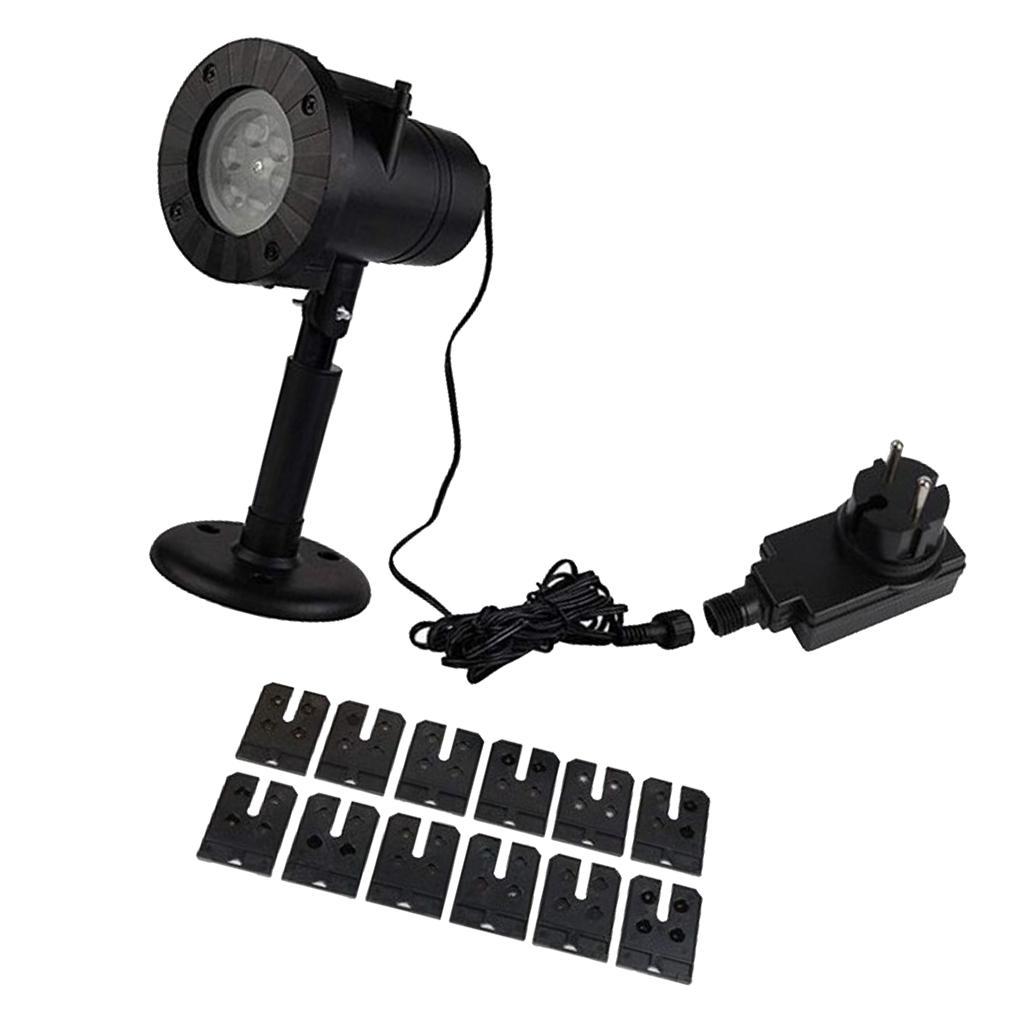 Christmas Party Waterproof Rotating Projection Led Night Light EU Standard