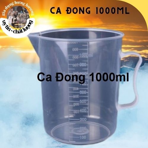 Ca đong có vạch định lượng 1000ml