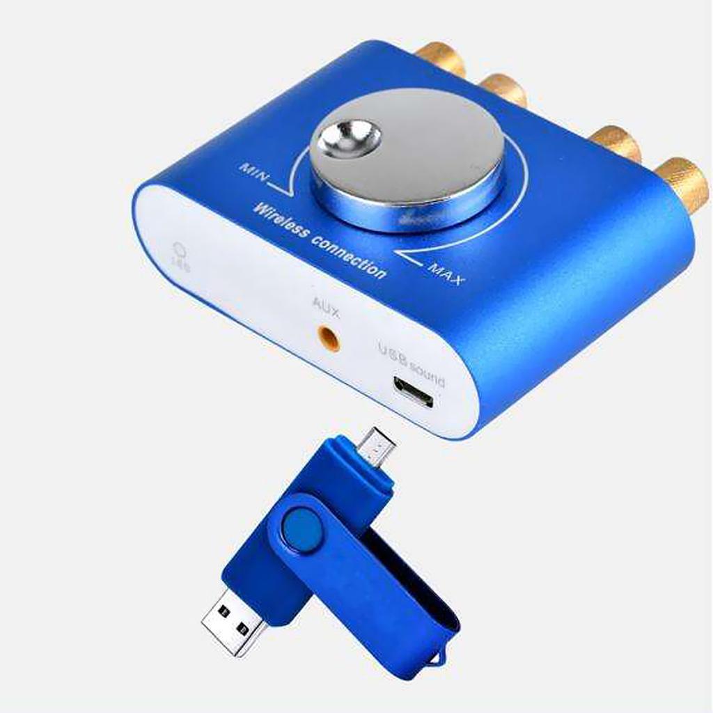 Mini Digital Bluetooth Stereo HIFI Power Amplifier Amp 2x60W