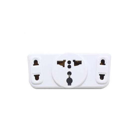 Ổ Cắm 2 Chức Năng: Phích Cắm Chia 3 Và Ổ Cắm Chuyển Đổi Từ 3 Chấu Thành 2 Thấu, 2000W, Nhựa ABS - TakyHome 8605