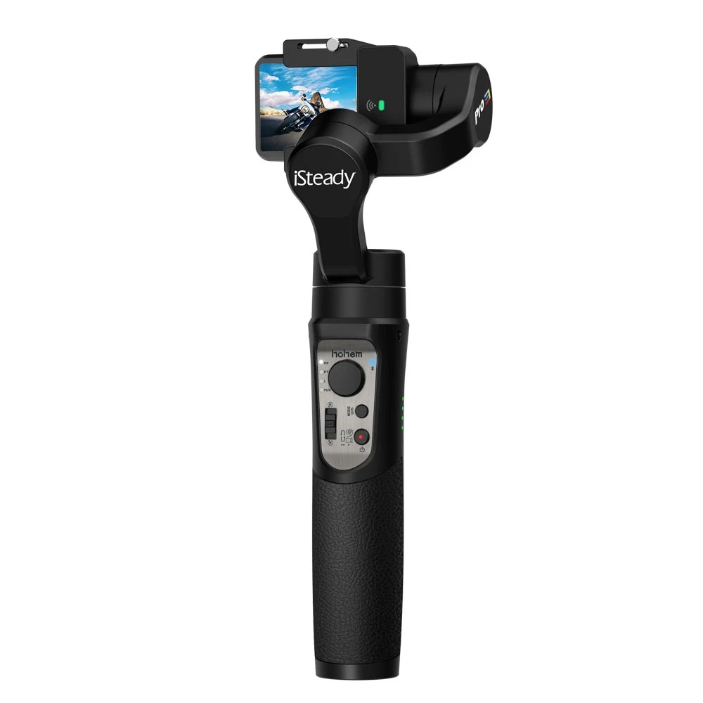 Gimbal Thiết Kế Dành Riêng Cho GoPro Hero Và Các Dòng Camera Action, Đạt Chuẩn Chống Nước IPX4, Hoạt Động 12 Giờ, Kết Nối Wifi Hohem ISteady Pro 3 - Hàng chính hãng