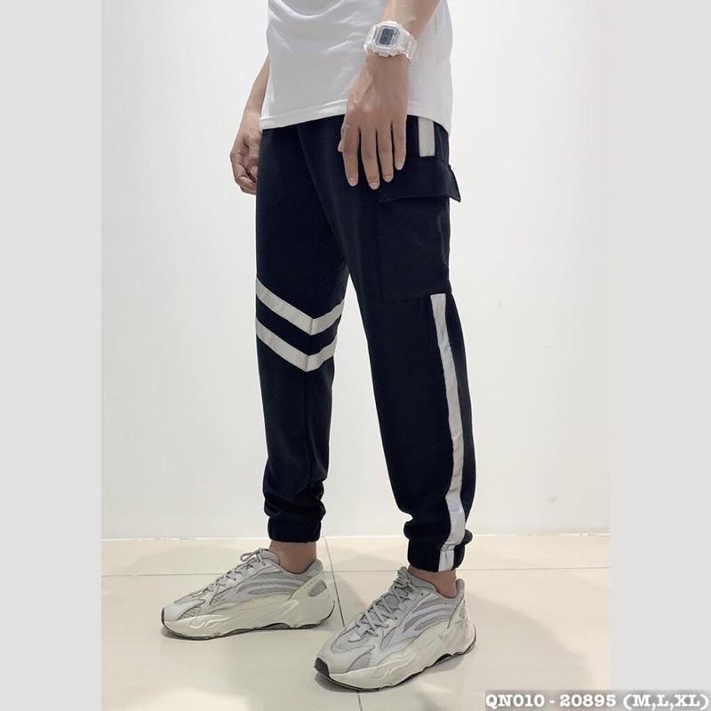 Quần Jogger Phản Quang Siêu Hot, quần jogger basic nam nữ