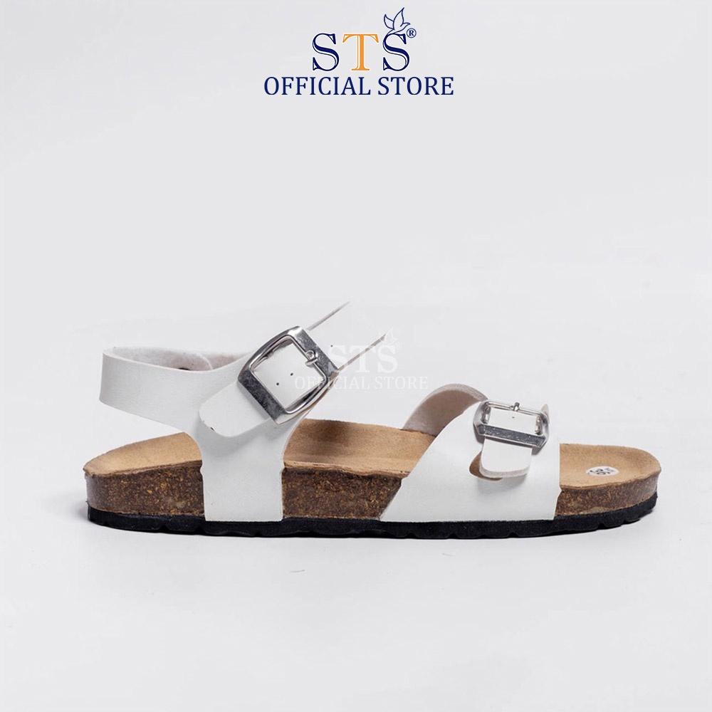 Dép đế trấu Birken sandal quai hậu Da PU cao cấp siêu bền thanh lịch đi học đi chơi nhiều màu STPU23