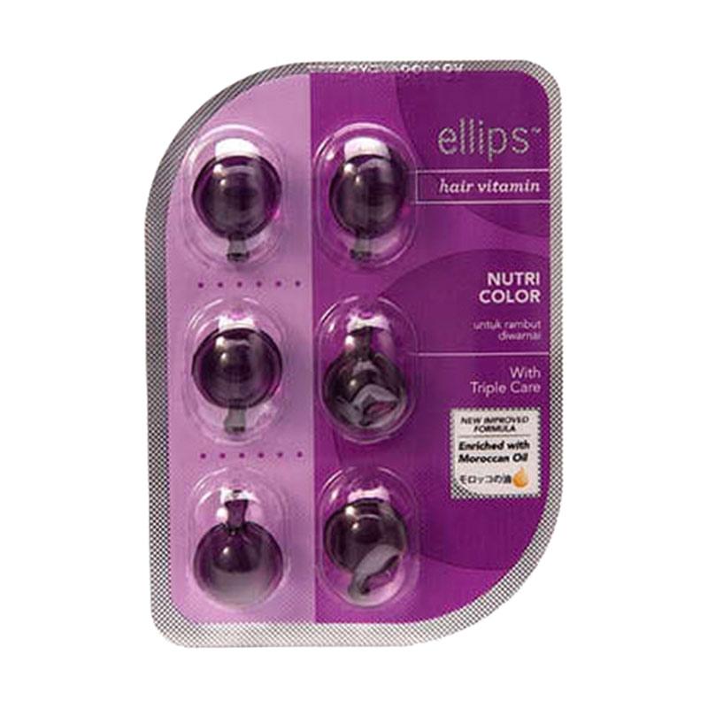 Viên Serum Dưỡng Tóc Ellips Hair Vitamin Giúp Phục Hồi Tóc, Nuôi Dưỡng Tóc Óng Mượt - Nutri Color