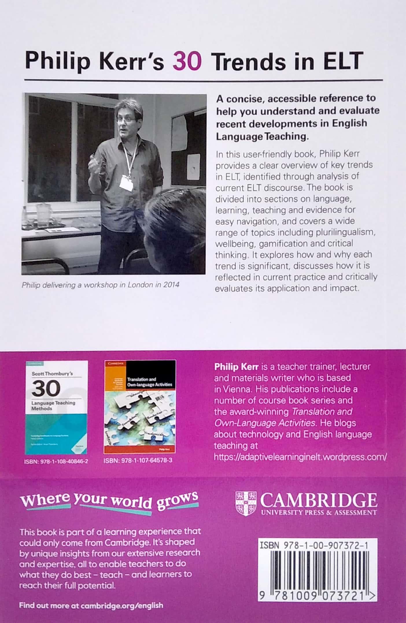 Philip Kerr’s 30 Trends In ELT (Cambridge Handbooks For Language Teachers)