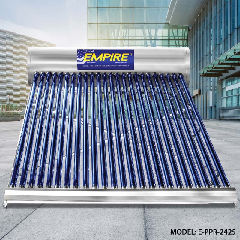 Máy nước nóng năng lượng mặt trời EMPIRE PPR 250 lít- Hàng chính hãng.