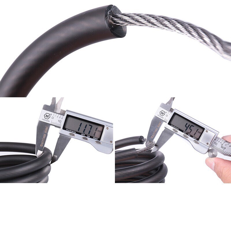 Khóa dây xe đạp 5 số cao cấp
