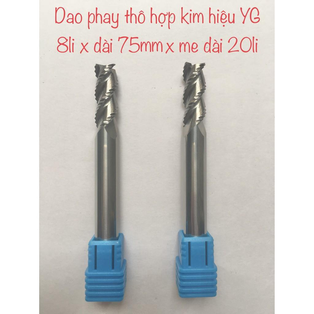 Dao phay hợp kim thô và tinh nhiều kích cỡ, nhận làm dao phay hợp kim đủ các loại kích cỡ theo yêu cầu