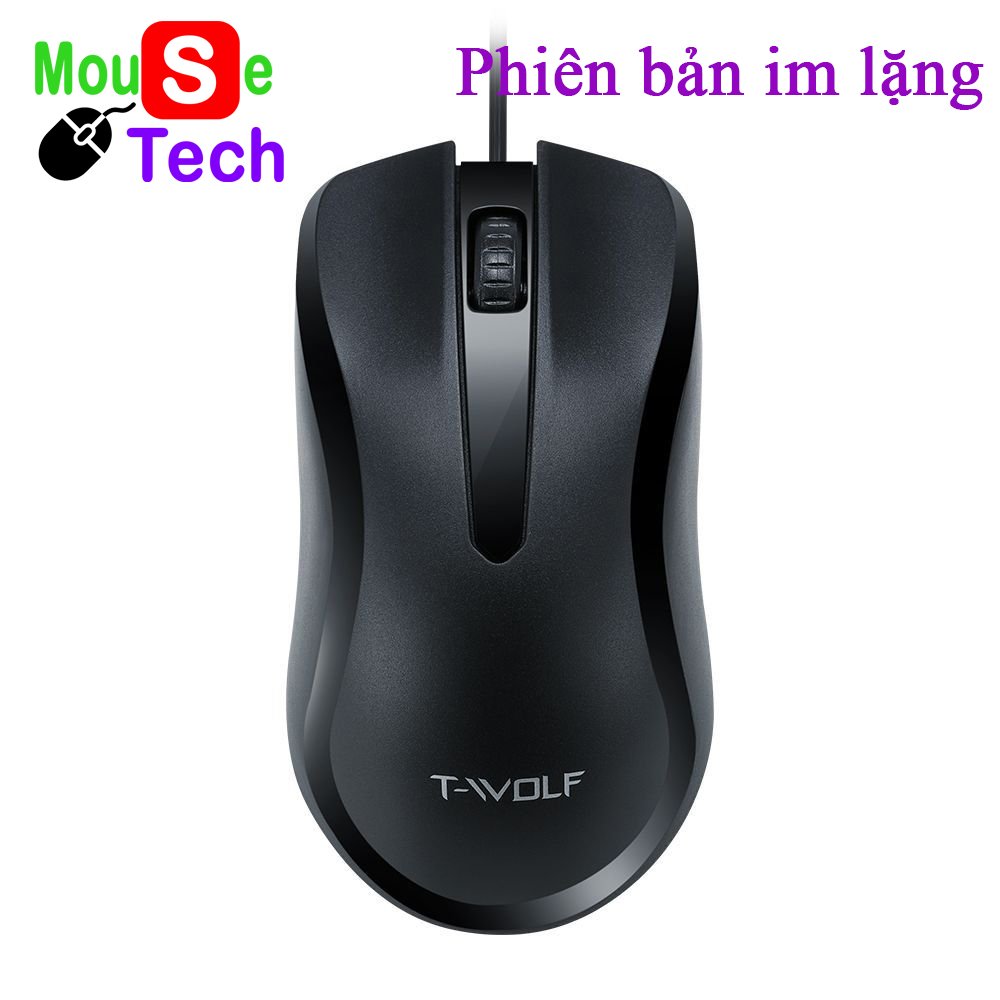 Chuột máy tính văn phòng Thunder Wolf V12 Silent 1000DPI