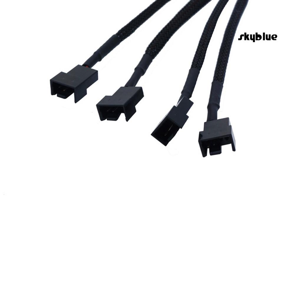 Dây cáp nối dài cho quạt tản nhiệt máy tính 4Pin sang 4 3/4Pin