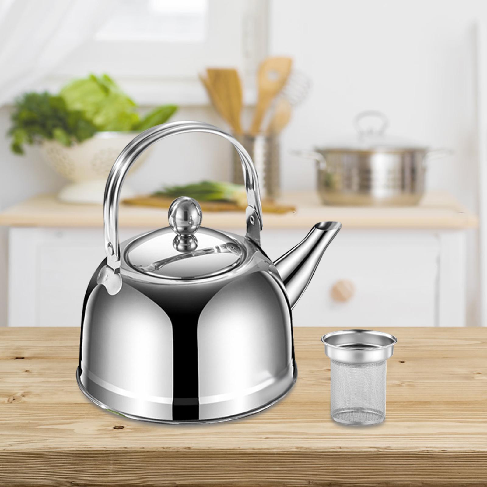 Stainless Steel Tea Kettle with Infuser for Restaurant Picnic
