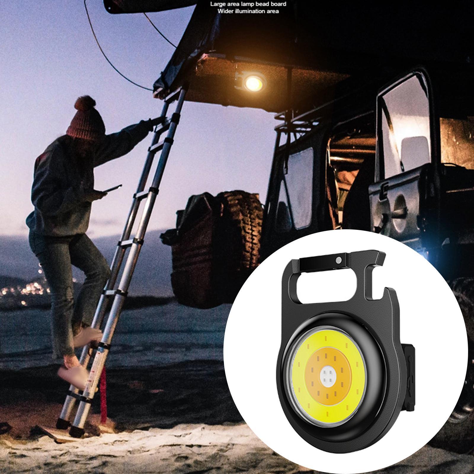 Keychain Torch Rechargeable LED Flashlight for Outdoor Activities Reading