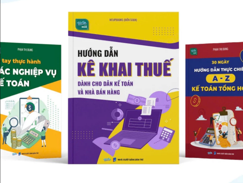 Sách - Kê Khai Thuế, Sổ Thực Hành Kế Toán, Sổ Tay Nghiệp Vụ KT, Phá Vỡ Tư Duy, 30 Ngày A-Z KT Tổng Hợp