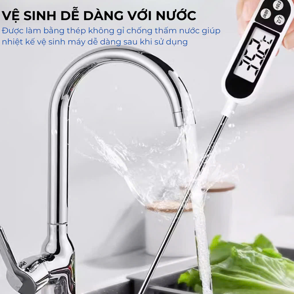 Nhiệt Kế Đo Nhiệt Độ Sữa và Đồ Ăn Cho Bé Nhiệt kế đo thực phẩm