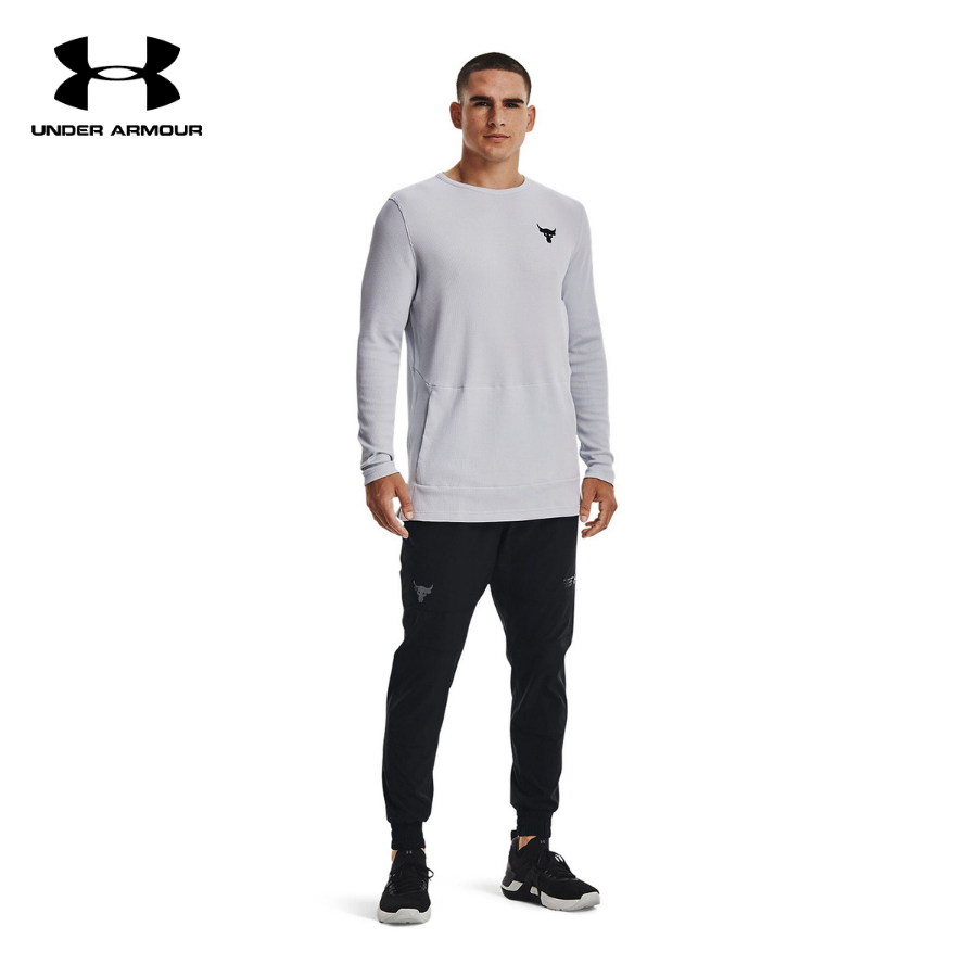 Áo hoodie tay dài thể thao nam Under Armour TRAINING - THE ROCK - 1367095-014