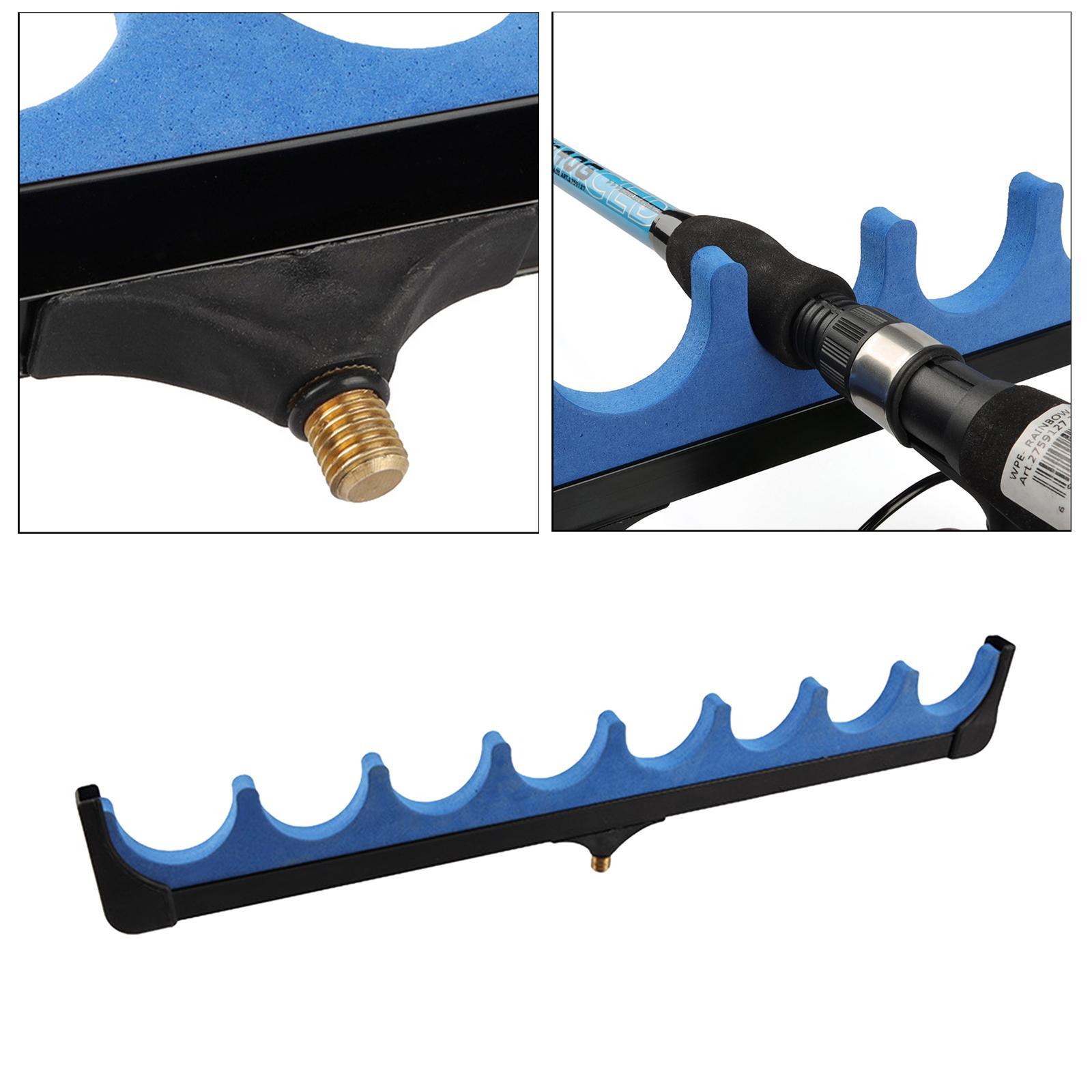 2pcs Fishing Rod Holder Tripod Stand Universal Pole Rest Head Bracket Rack