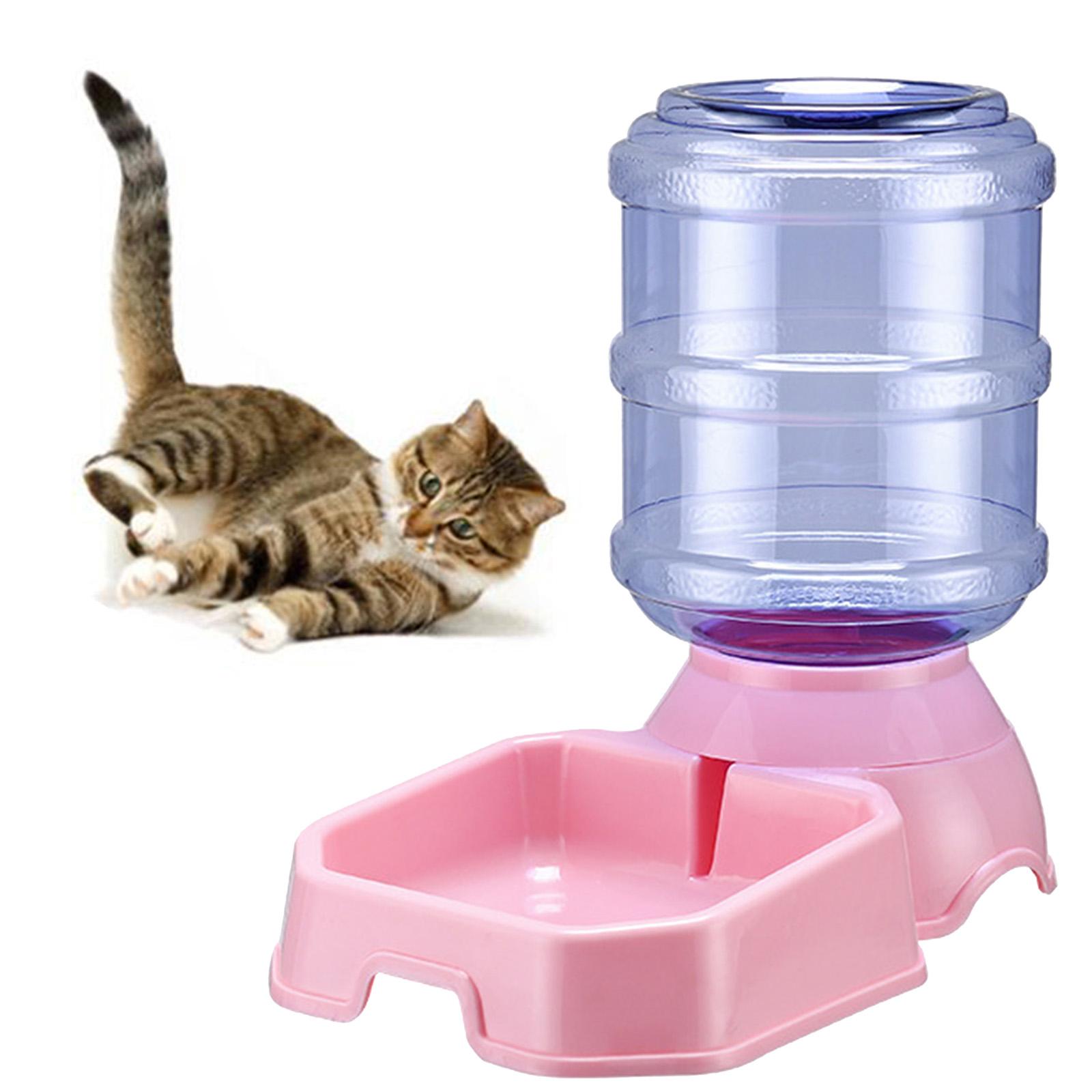 Automatic Cat Dog Feeder Water Dispenser for Small Medium Dog Pets Puppy Kitten Large Capacity 3.8L