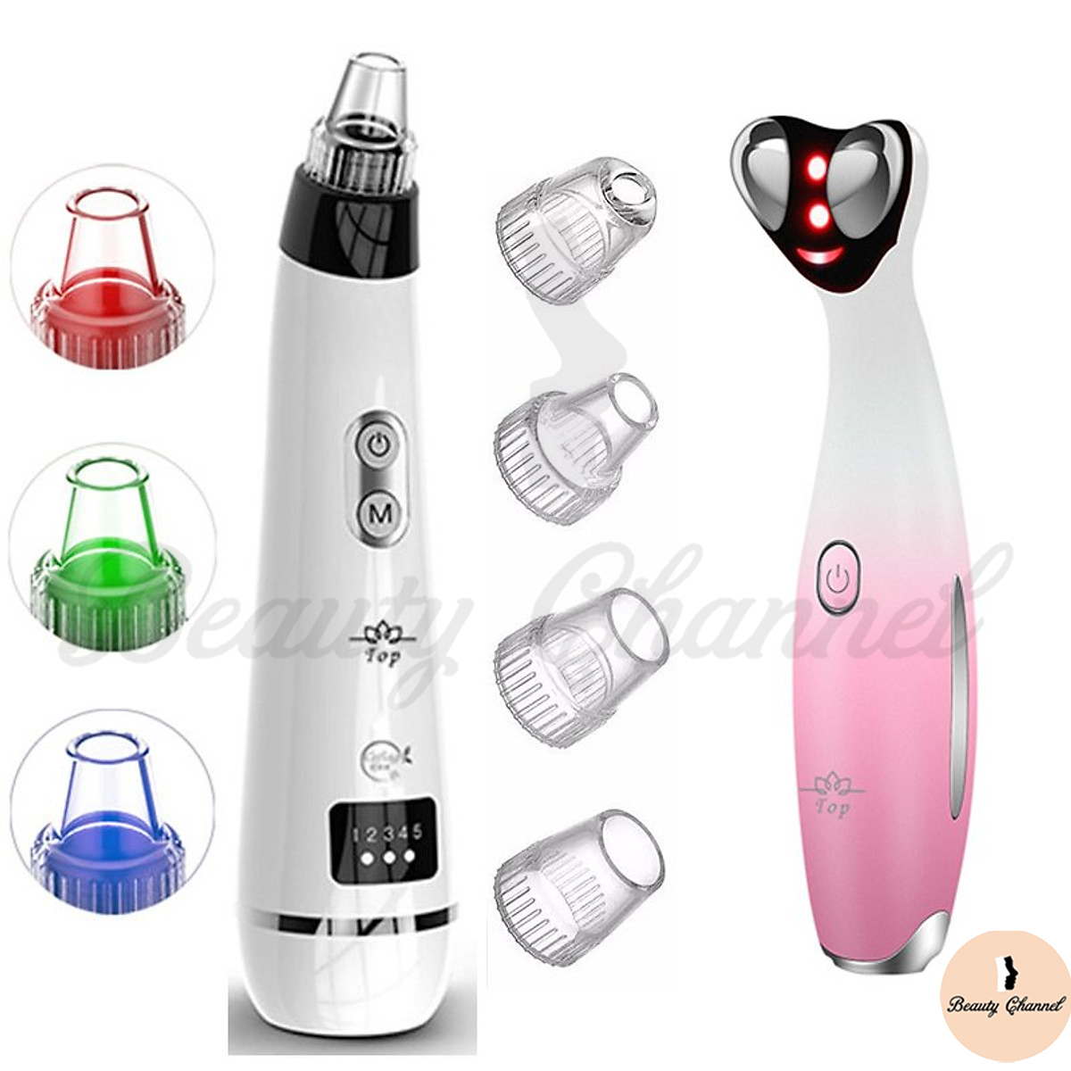 Máy Hút Mụn Cám Giúp Loại Bỏ Da Sừng - Bụi Nhờn - Làm Sạch Lỗ Chân Lông Ngăn Ngừa Mụn Đầu Đầu Đen Kèm Máy Massage Làm Đẹp Mắt RF
