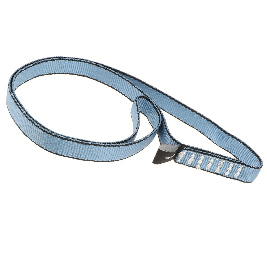 23KN Rope Runner Webbing Sling Flat Strap Belt for Mountaineering Rock Climbing Caving Rappelling Rescue Engineering