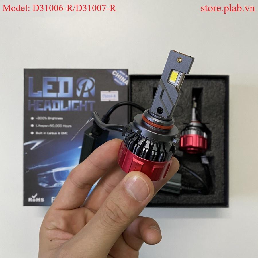 Đèn LED headlight ô tô 80W siêu sáng chip CSP ba màu