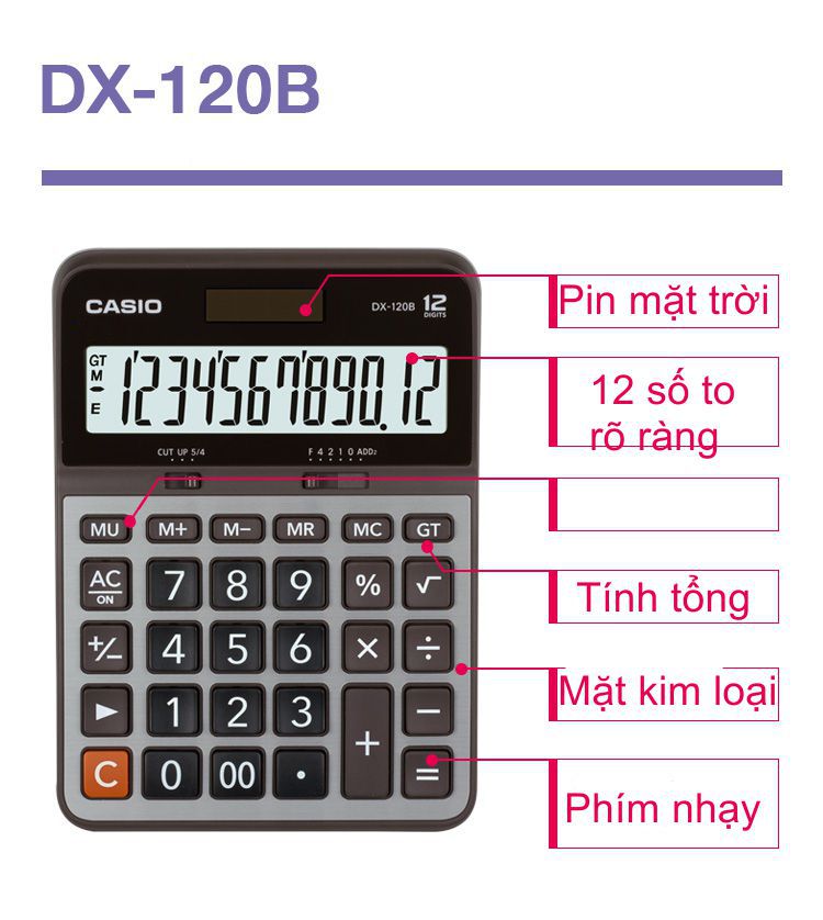 Máy tính CASIO DX120B