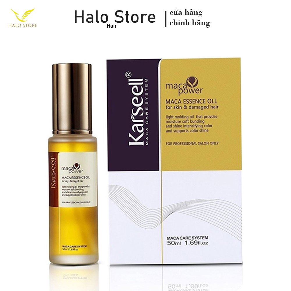 [+Tặng mũ trùm] Tinh dầu dưỡng tóc cao cấp Karseell Maca Essence Oil 50ml