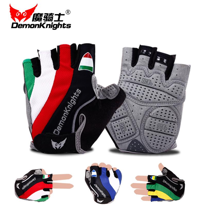 Xe Đạp Găng Tay Xe Đạp Mtb Đi Xe Đạp Găng Tay Bicicleta Ngắn Guantes Ciclismo Lycra Spandex Nửa Thể Thao Nylon Cotton Linen Đi Nam