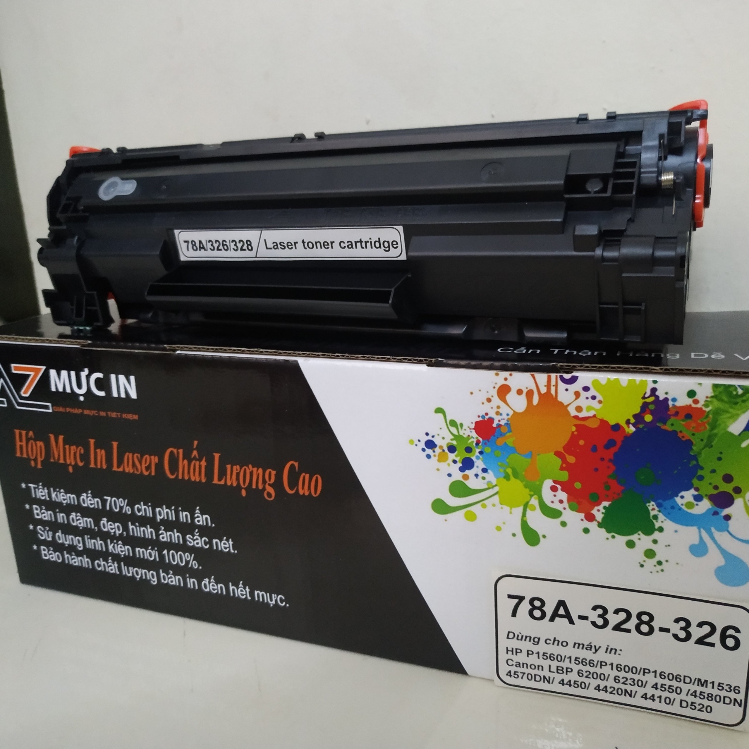 Hộp mực 78A có lỗ nạp mực