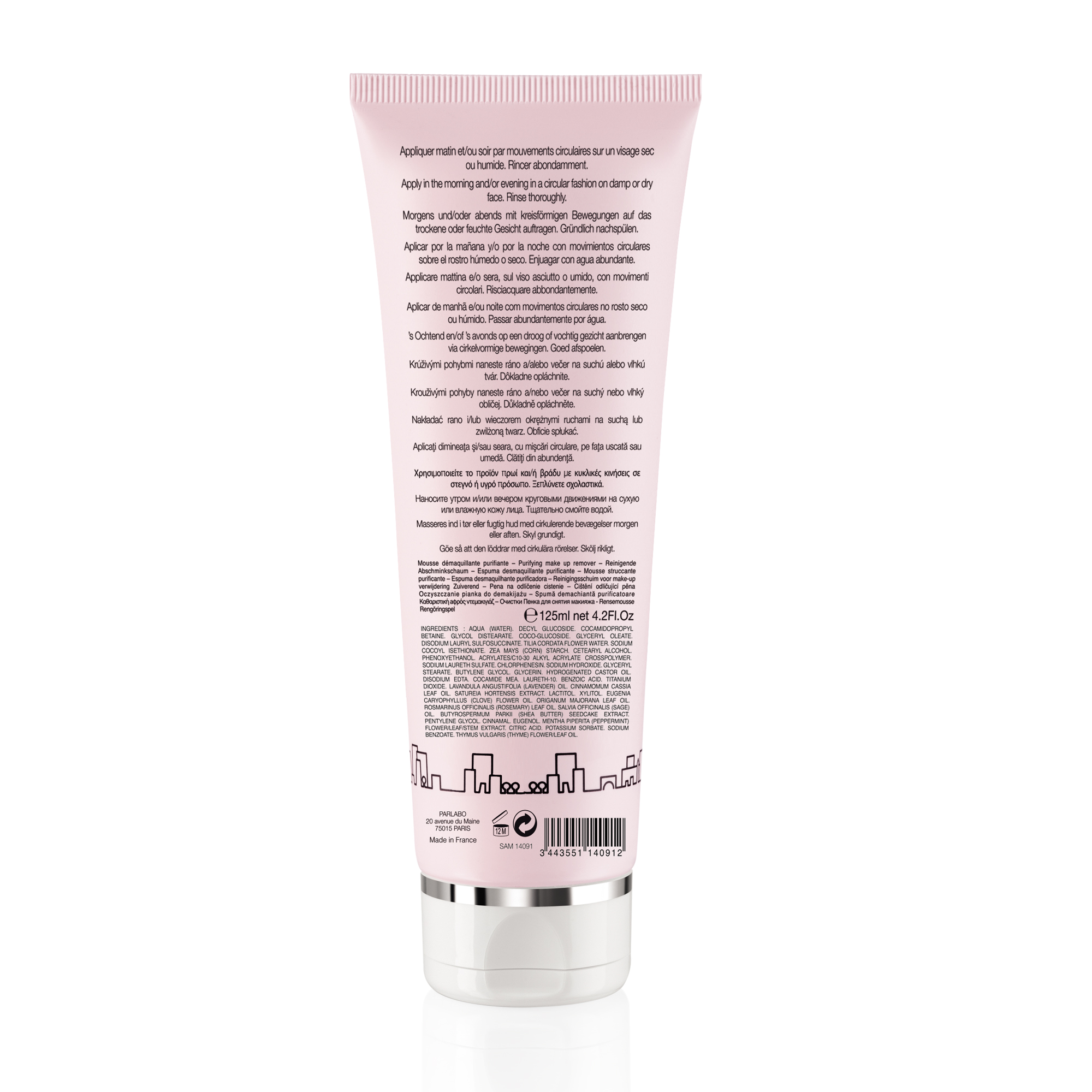 Sữa rửa mặt tạo bọt Sampar Pure Perfection - Daily Dose Foaming Cleanser